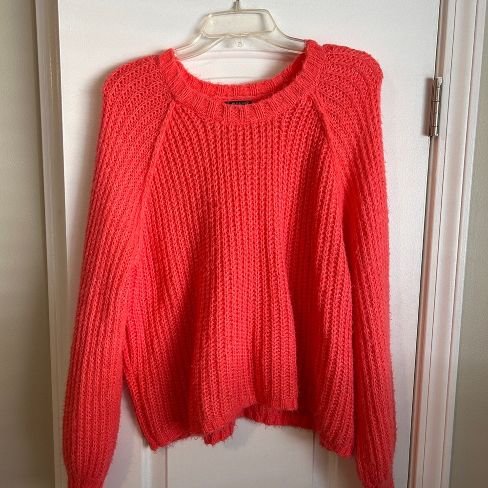 Wild Fable Vibrant Pink Knit Sweater